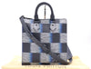 LOUIS VUITTON M23957 Damier Rush Epi Leather XL Sac Plat Crossbody Bag RFID Verified No Serial Tag Dust Bag and Shoulder Strap Included