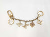 LOUIS VUITTON M65111 Bag Charm Metal Fleur de Monogram Key Case/Key Holder
