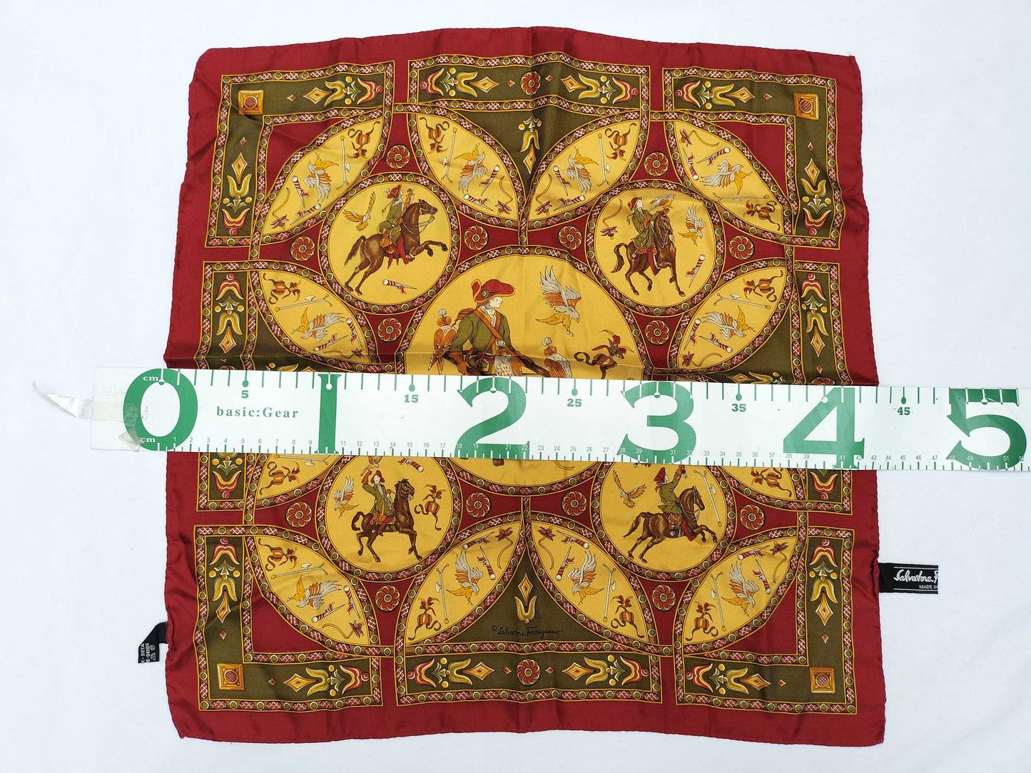 Salvatore Ferragamo Salvatore Ferragamo Ferragamo Silk Scarf Bordeaux Scarf