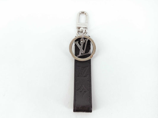 LOUIS VUITTON LV Shadow Dragonne Keychain Bag Charm Key Case/Keychain