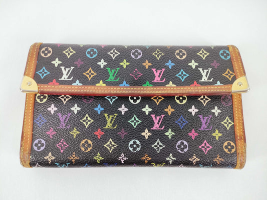 LOUIS VUITTON Monogram Multicolore Louis Vuitton Monogram Multicolore Wallet