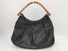 GUCCI Bamboo Stud Handbag in Black