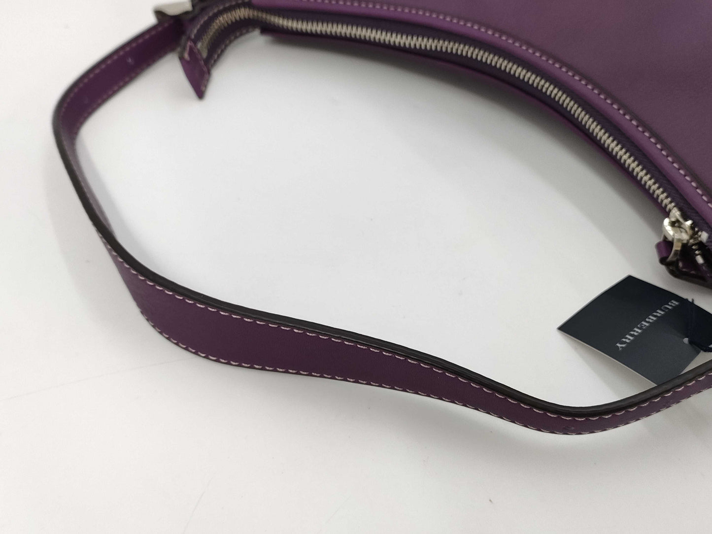 BURBERRY Mini Shoulder Purple Handbag