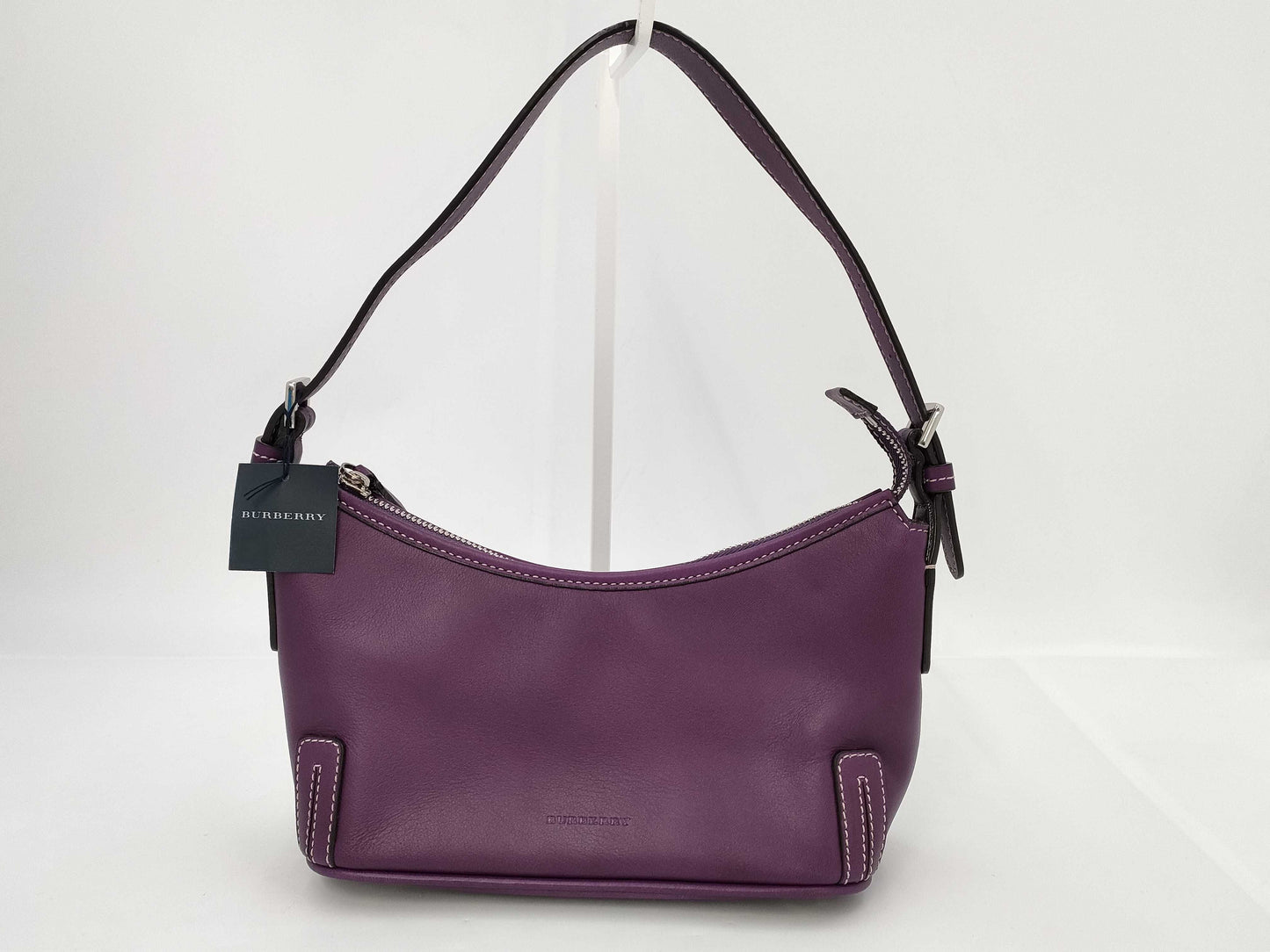 BURBERRY Mini Shoulder Purple Handbag