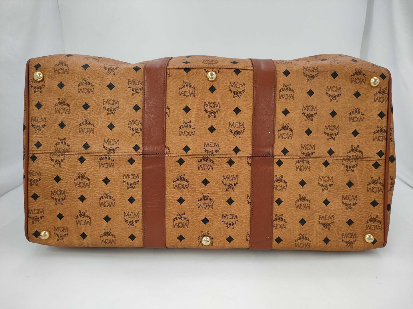 MCM Visetos Boston Bag Boston Bag
