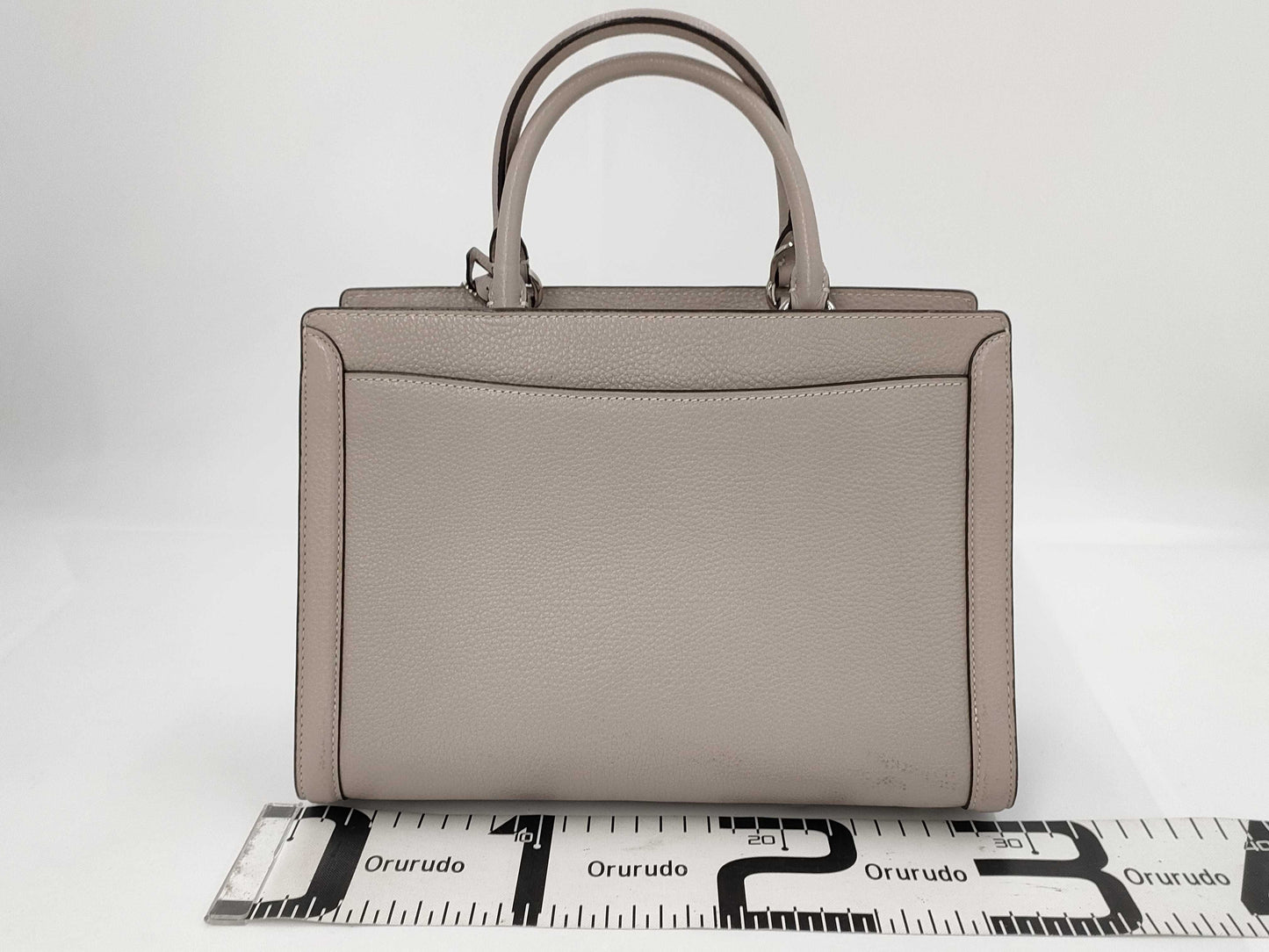 COACH Leather 2-Way Shoulder Bag/Handbag in Beige
