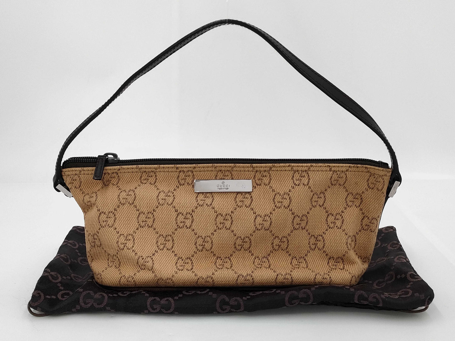 GUCCI GG Canvas Hand Pouch