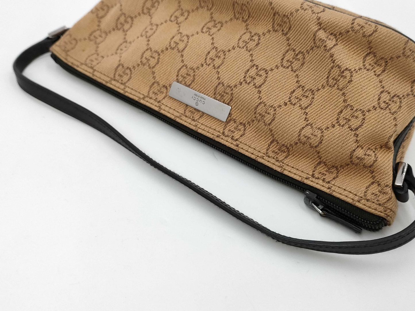 GUCCI GG Canvas Hand Pouch