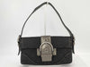 COACH Signature One-Shoulder Black Handbag