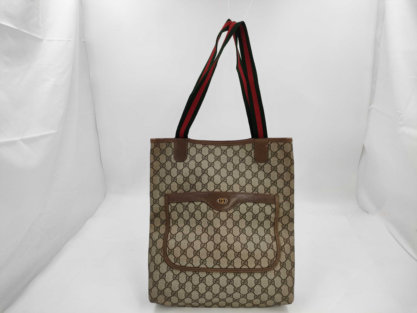 GUCCI GG Supreme Sherry Tote Bag
