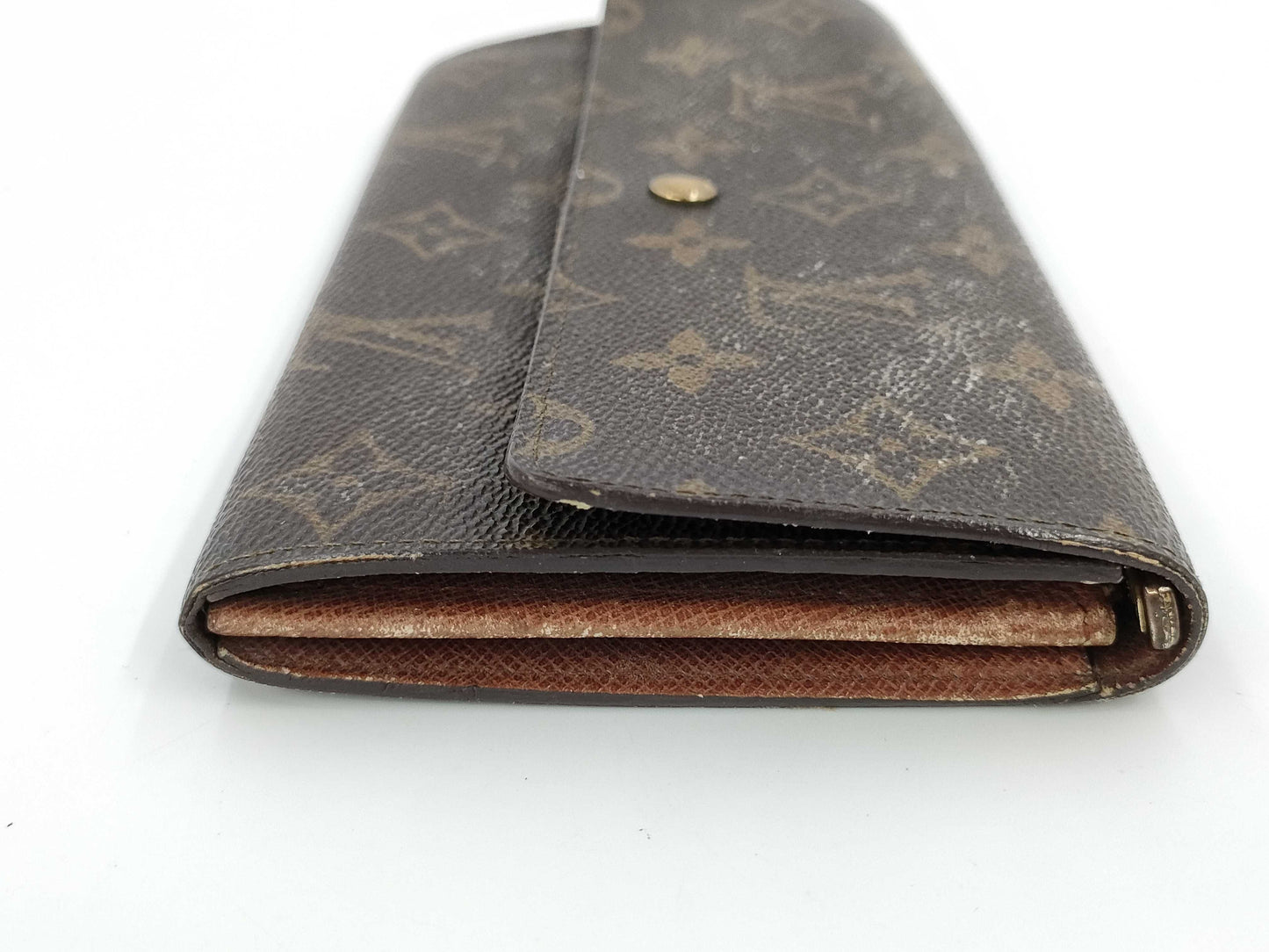 LOUIS VUITTON Monogram Long Wallet with Pull