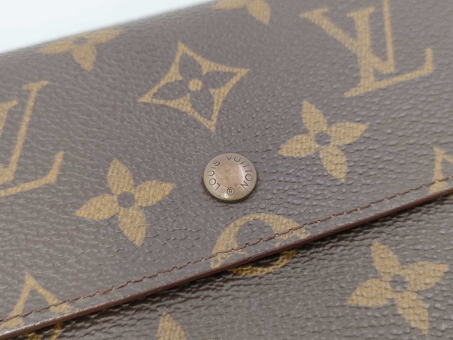 LOUIS VUITTON Monogram Long Wallet Trifold Wallet