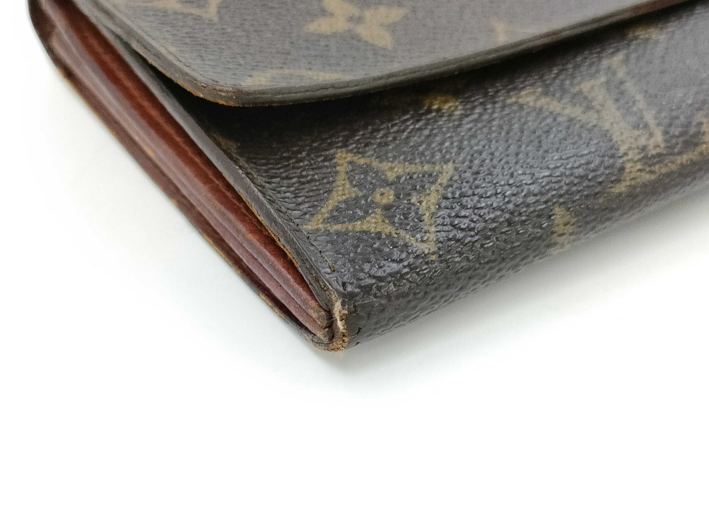 LOUIS VUITTON Monogram Long Wallet with Pull