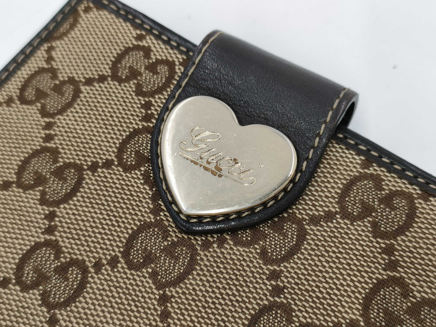 GUCCI GG Canvas Folding Wallet