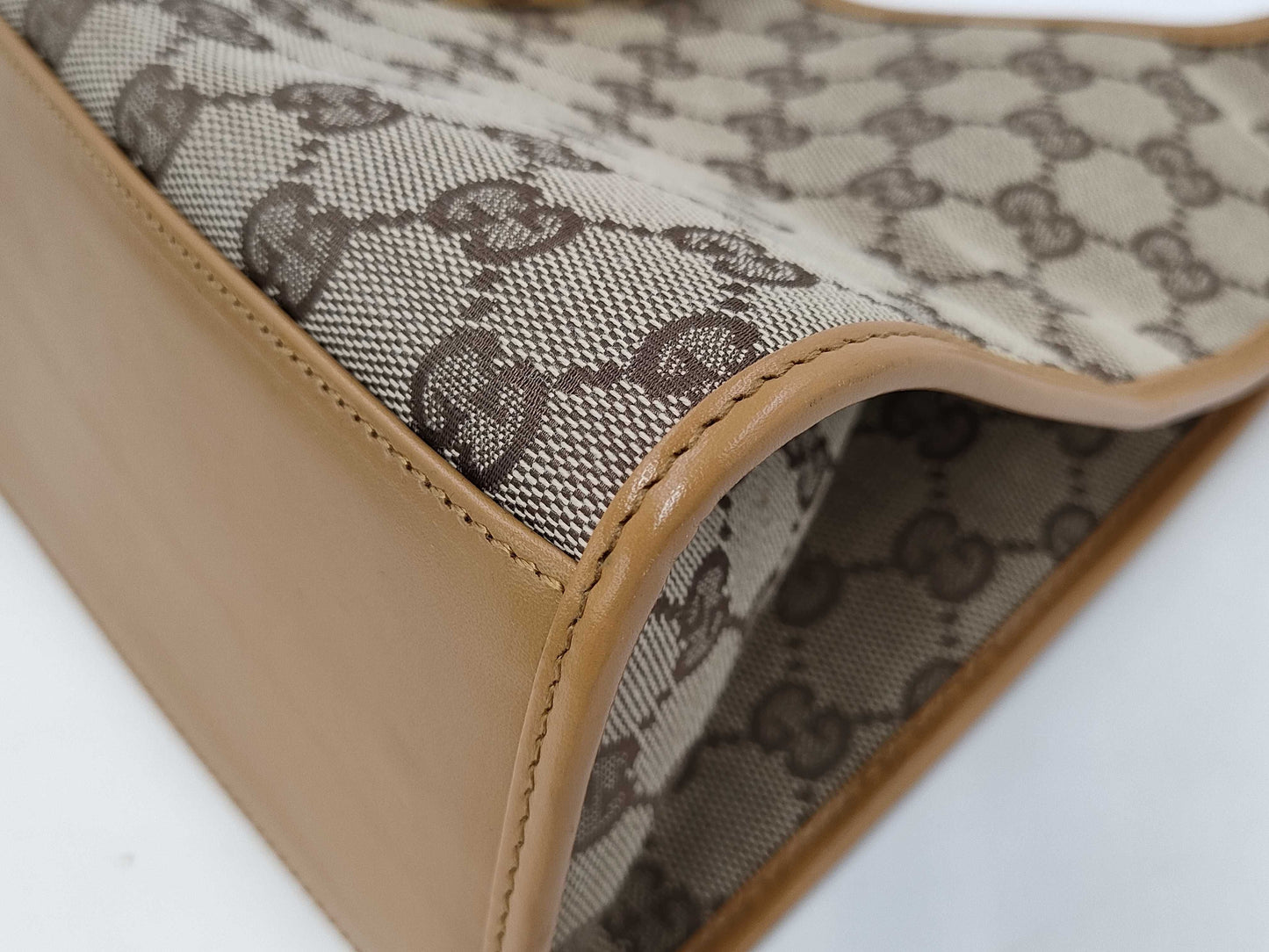 GUCCI GG Canvas Jackie Handbag
