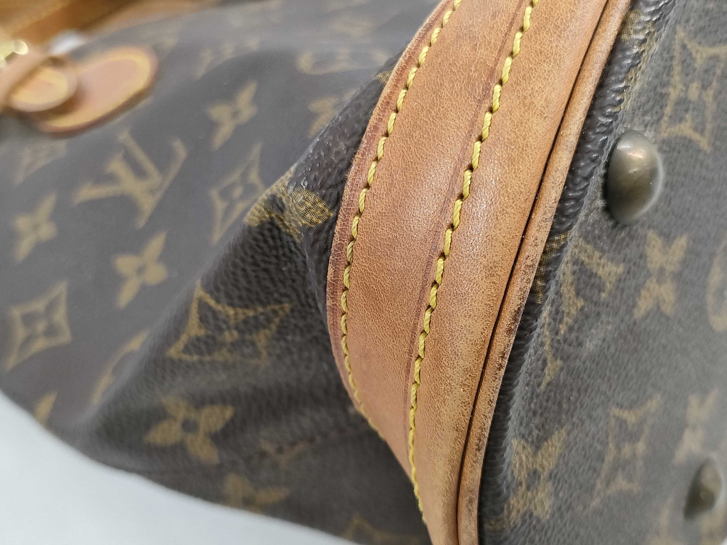LOUIS VUITTON Monogram Bucket PM Tote Bag