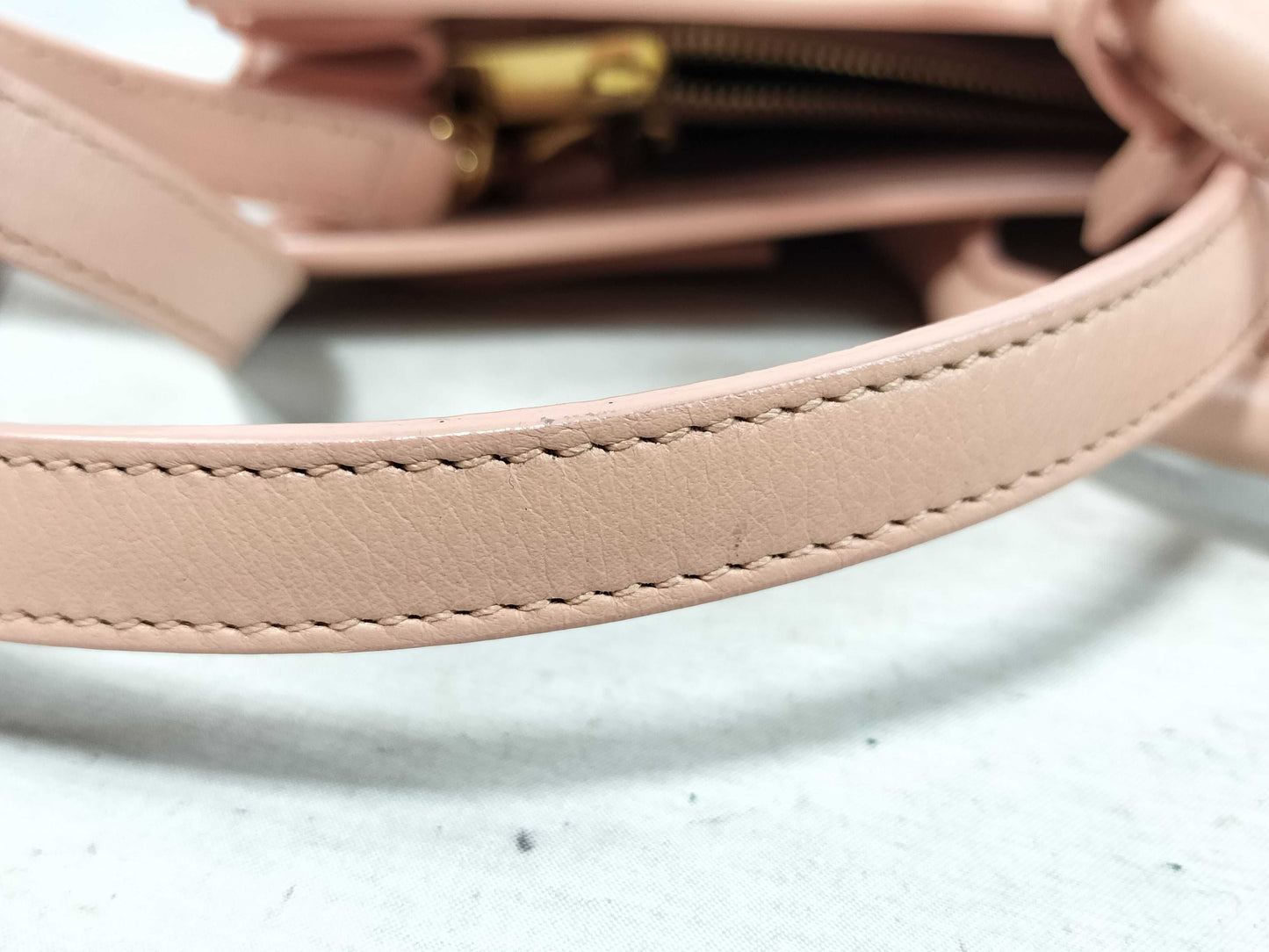 SAINT LAURENT SAINT LAURENT PARIS Sac de Jour Shoulder Handbag, Pink Leather, Dust Bag