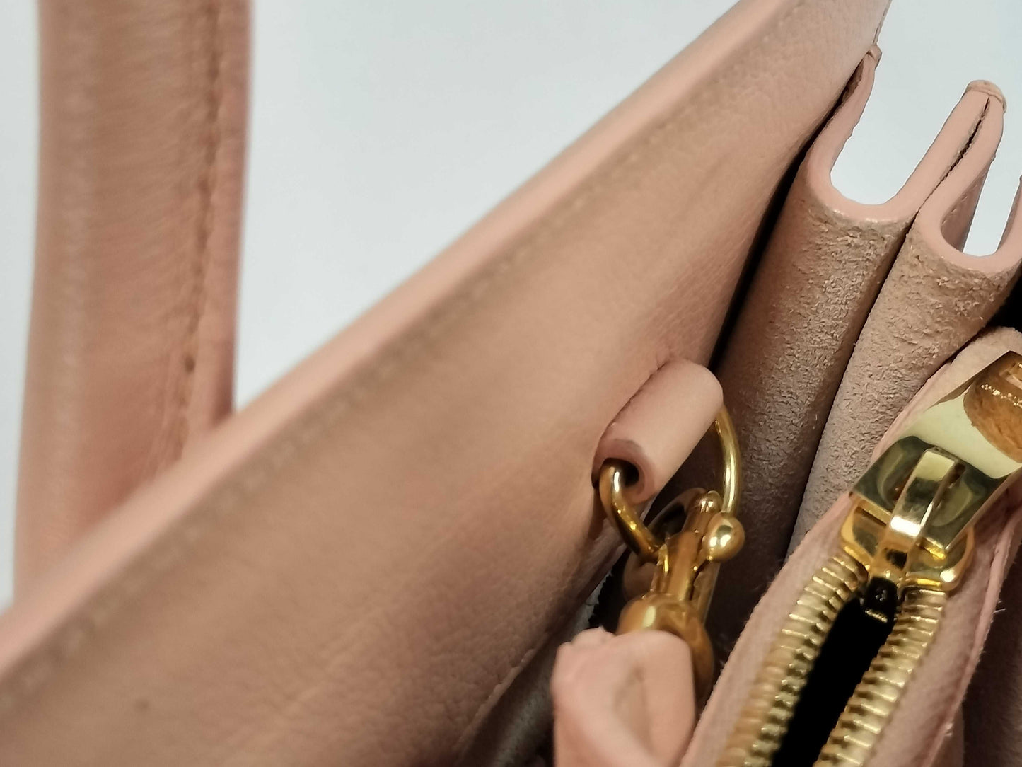 SAINT LAURENT SAINT LAURENT PARIS Sac de Jour Shoulder Handbag, Pink Leather, Dust Bag