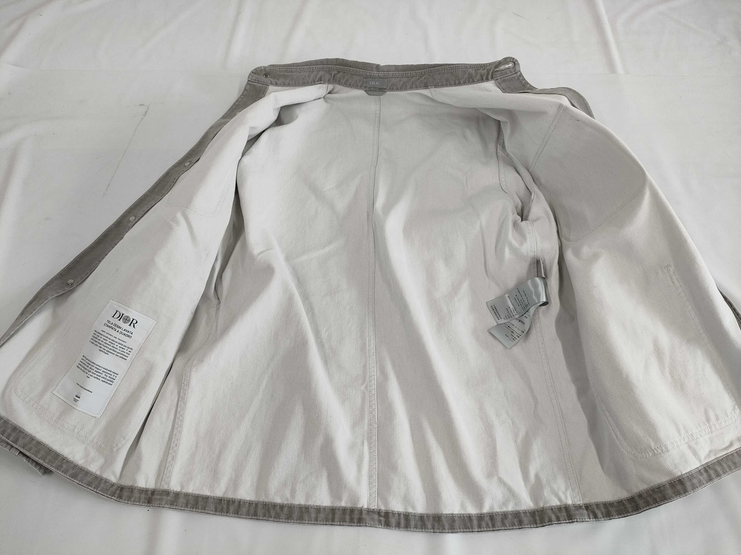 Dior STONE ISLAND collaboration 50 denim jacket