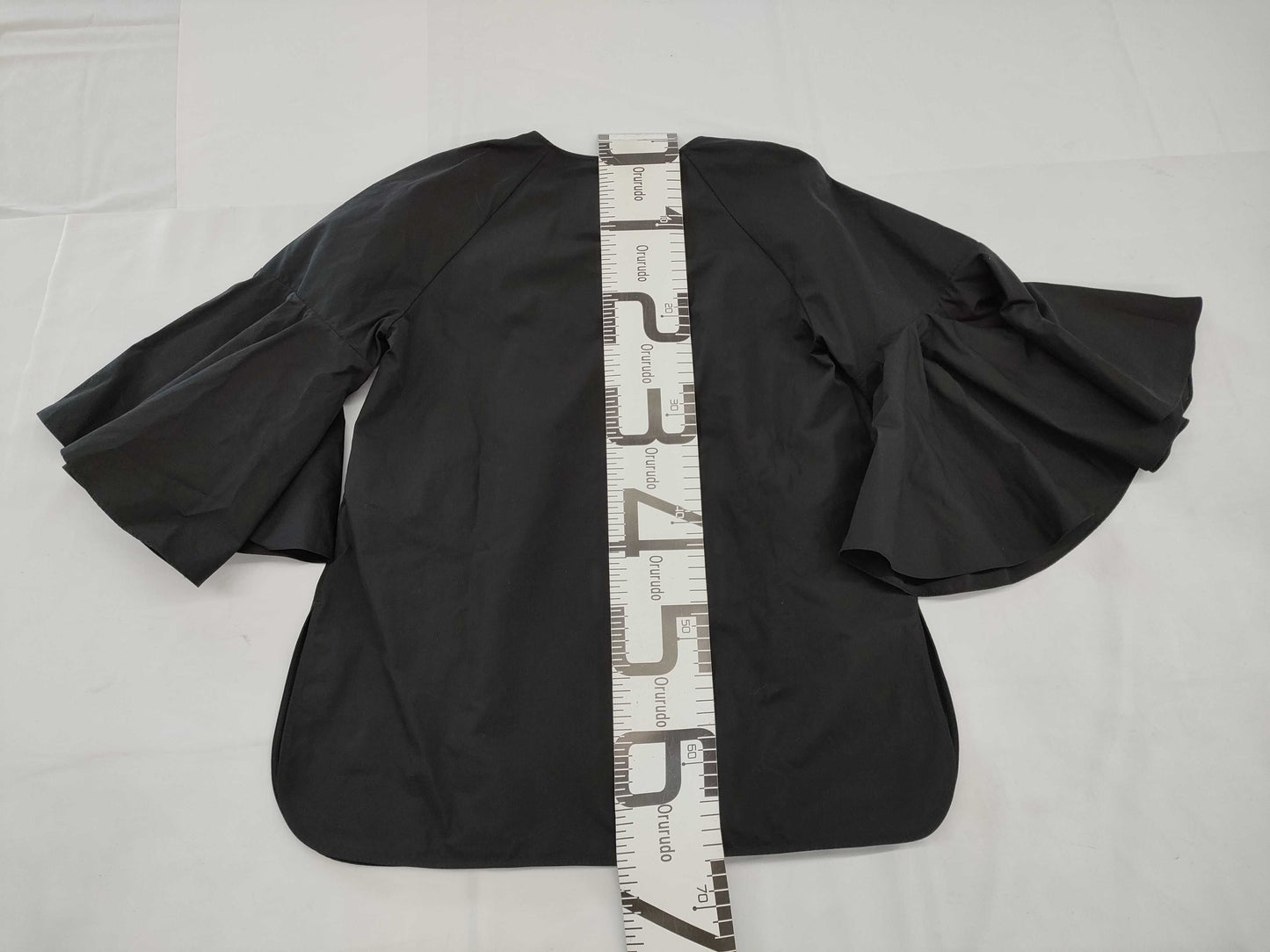 JILSANDER V-neck full circle sleeve blouse, size 30, top