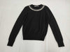 GIVENCHY Pearl Beaded Neck Knit XS Top