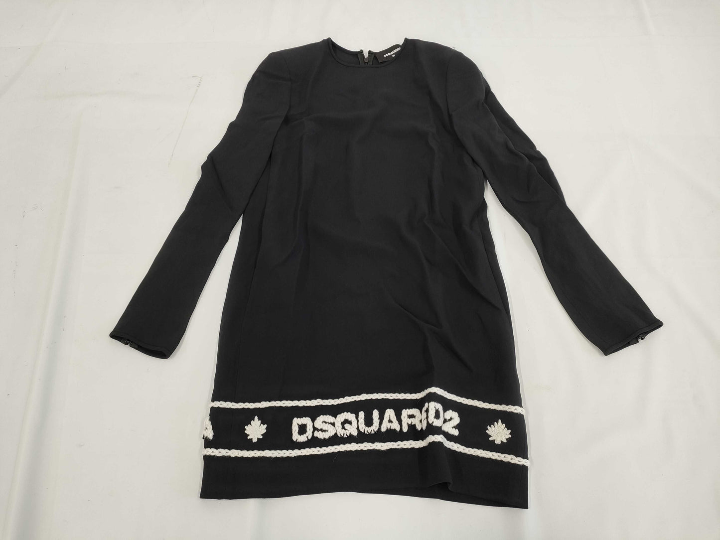 DSQUARED2 DSQUARED2 Dsquared Logo Long Sleeve Mini Dress Size 36 Dress