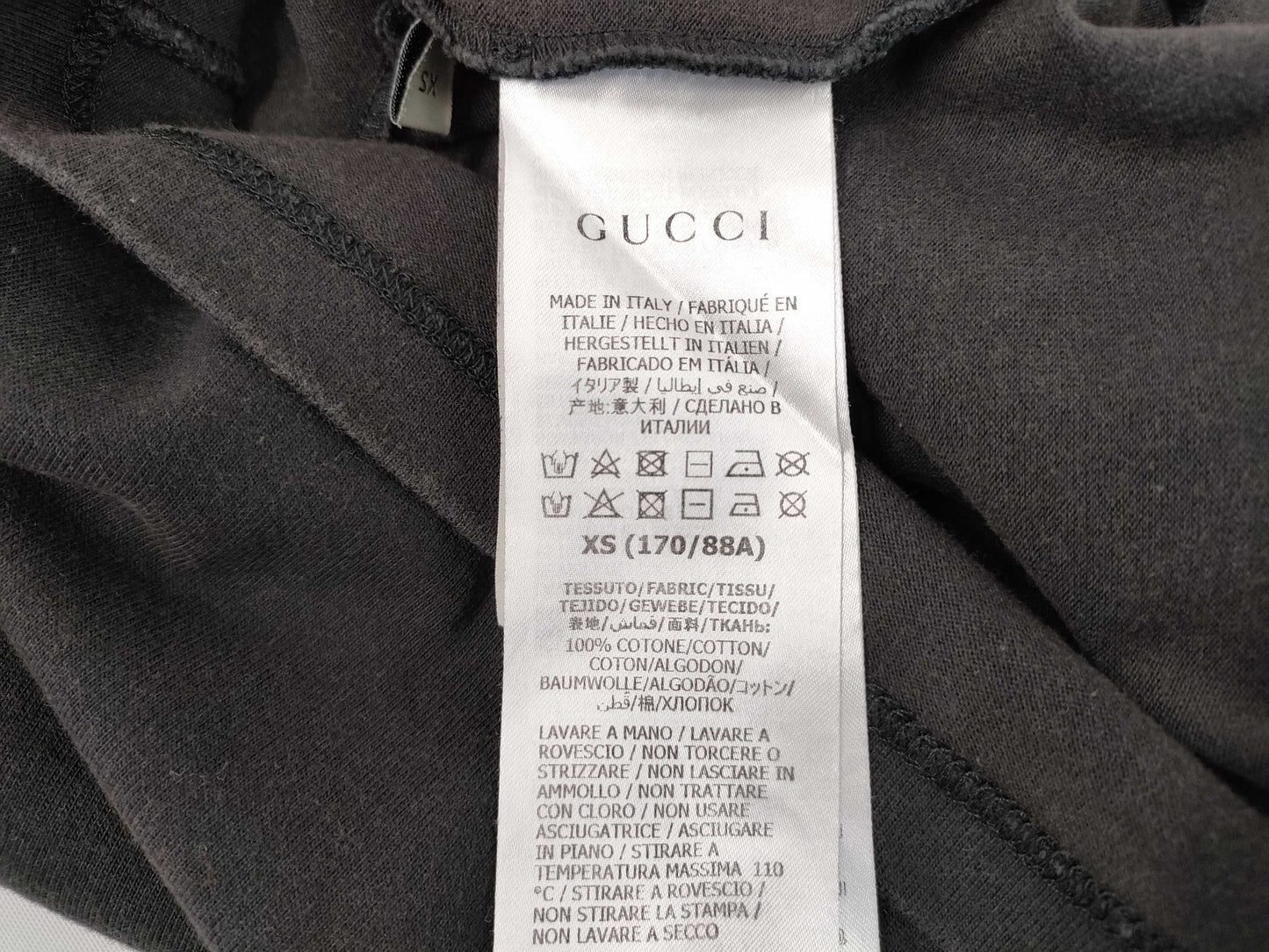 GUCCI Gucci Logo Print T-Shirt XS T-Shirt