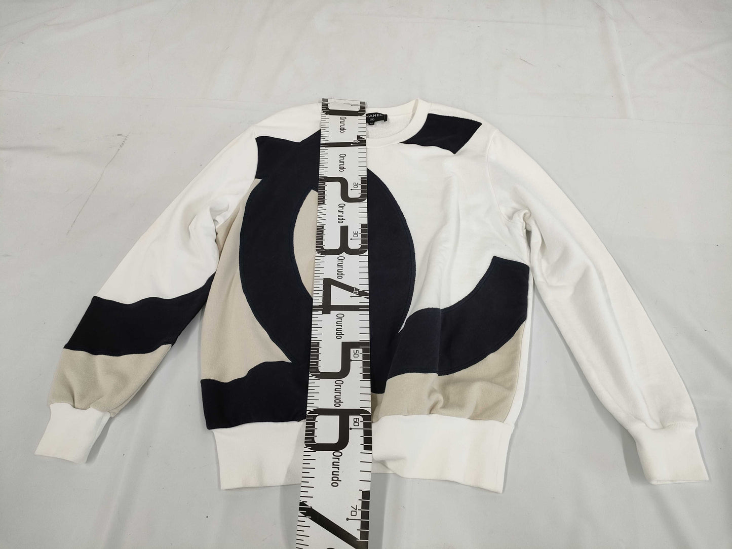 CHANEL Big Coco Mark Sweatshirt Size 40 Top