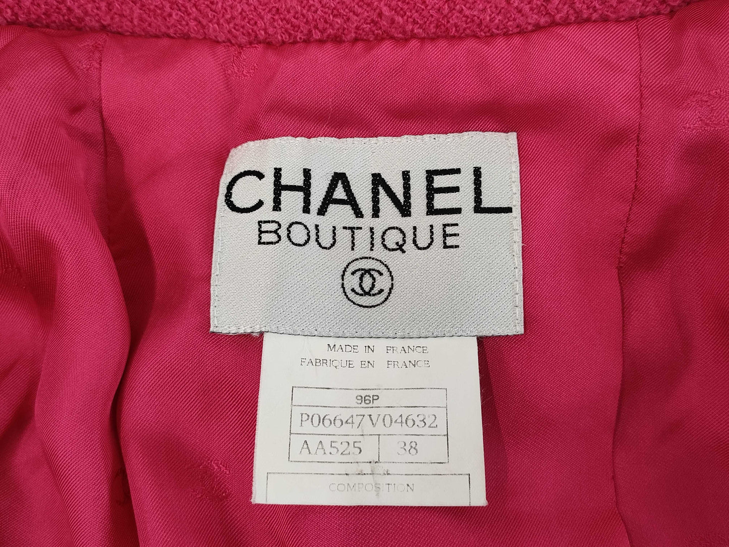 CHANEL Coco Mark Jacket Size 38