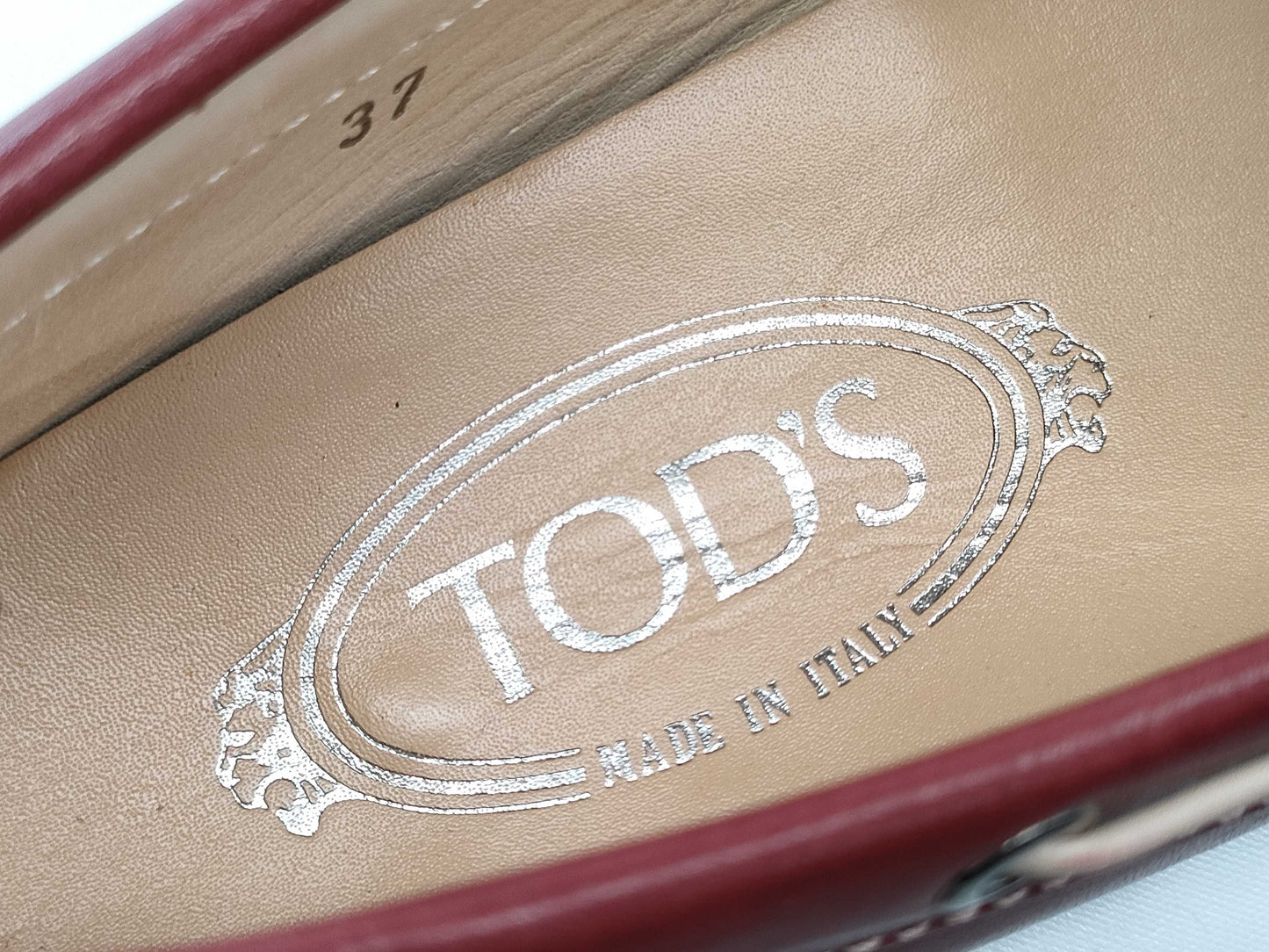 TODS Ribbon Stitch Driving Shoes Size 37 Other Shoes