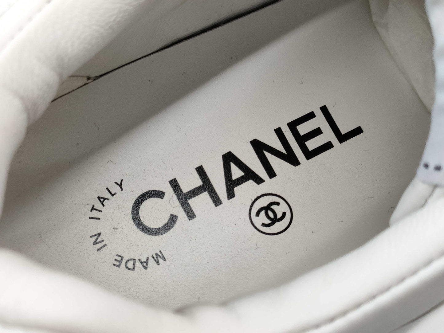 CHANEL Coco Mark Low-Cut Sneakers Size 35