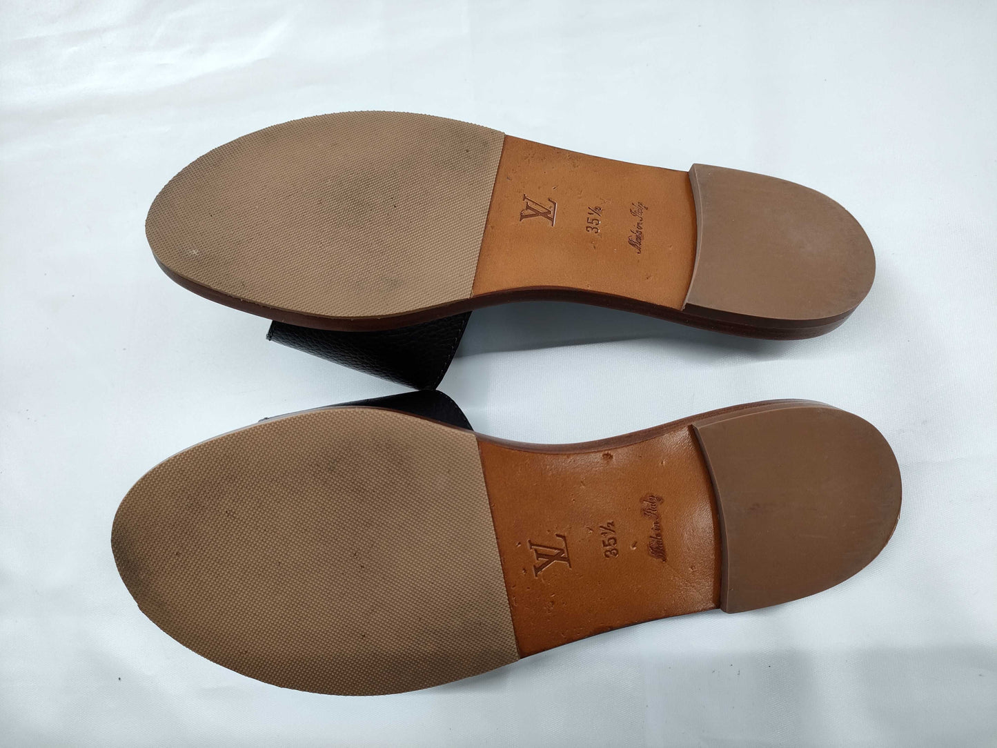 LOUIS VUITTON LOUIS VUITTON Louis Vuitton LV Circle Logo Lockit Sandals Size 35 1/2 Mules