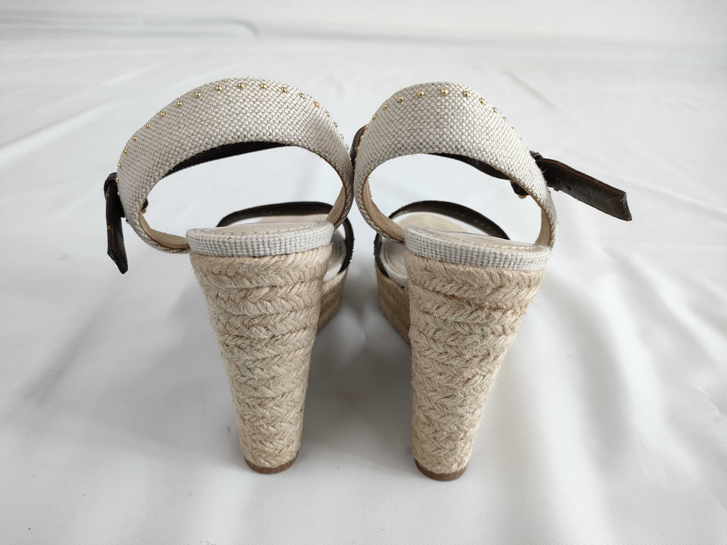 LOUIS VUITTON LOUIS VUITTON Louis Vuitton Coastline Wedge Sandals Size 36 1/2