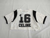 CELINE Logo Crew Neck Mesh S T-Shirt