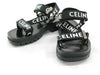 CELINE Logo Leo Strap Sandals Size 38