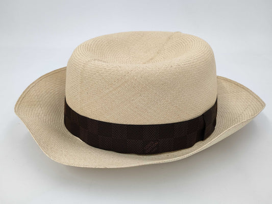 LOUIS VUITTON Damier Straw Hat Other Accessories