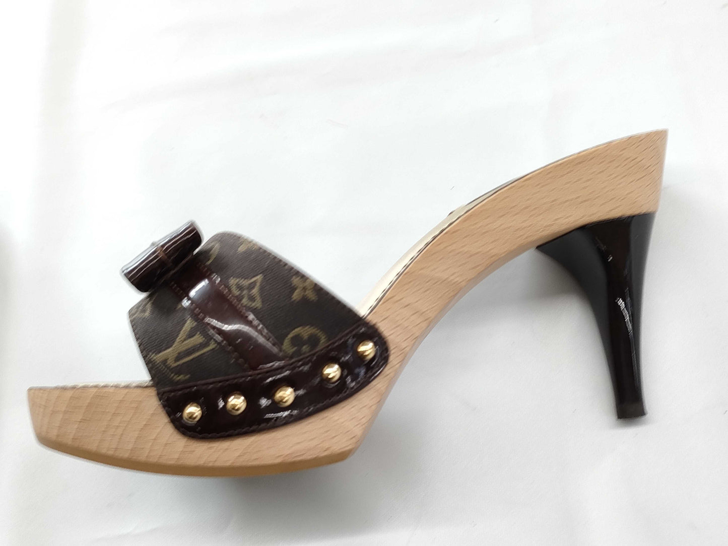 LOUIS VUITTON LOUIS VUITTON Louis Vuitton Monogram Ribbon Sandals Size 36 Mules