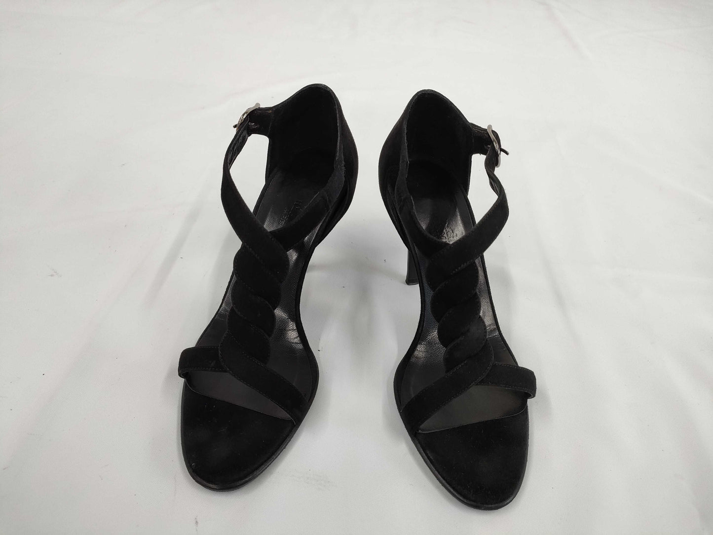 HERMES Torsade Suede Sandals Size 36