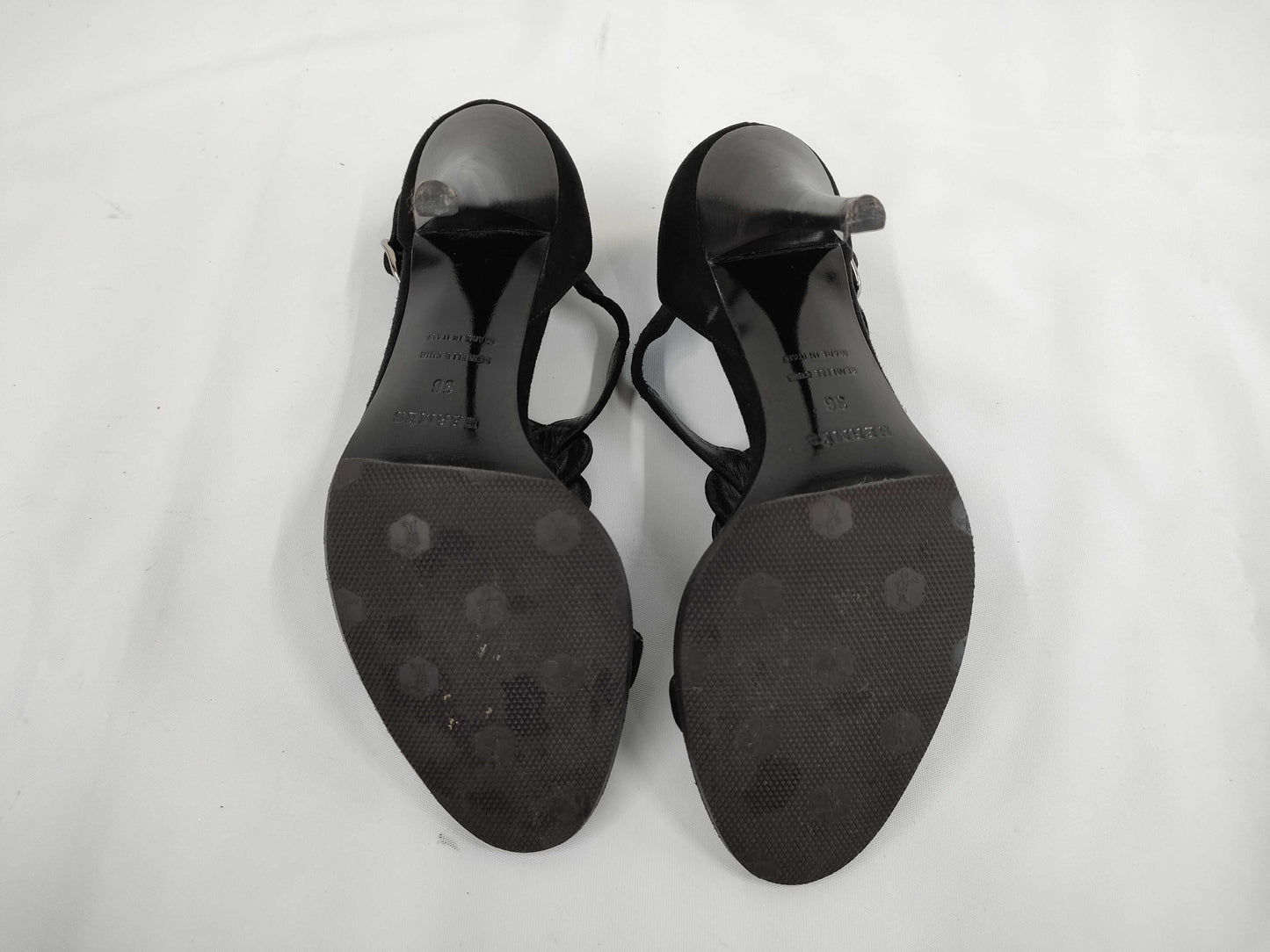 HERMES Torsade Suede Sandals Size 36