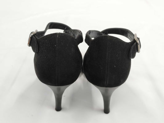 HERMES Torsade Suede Sandals Size 36
