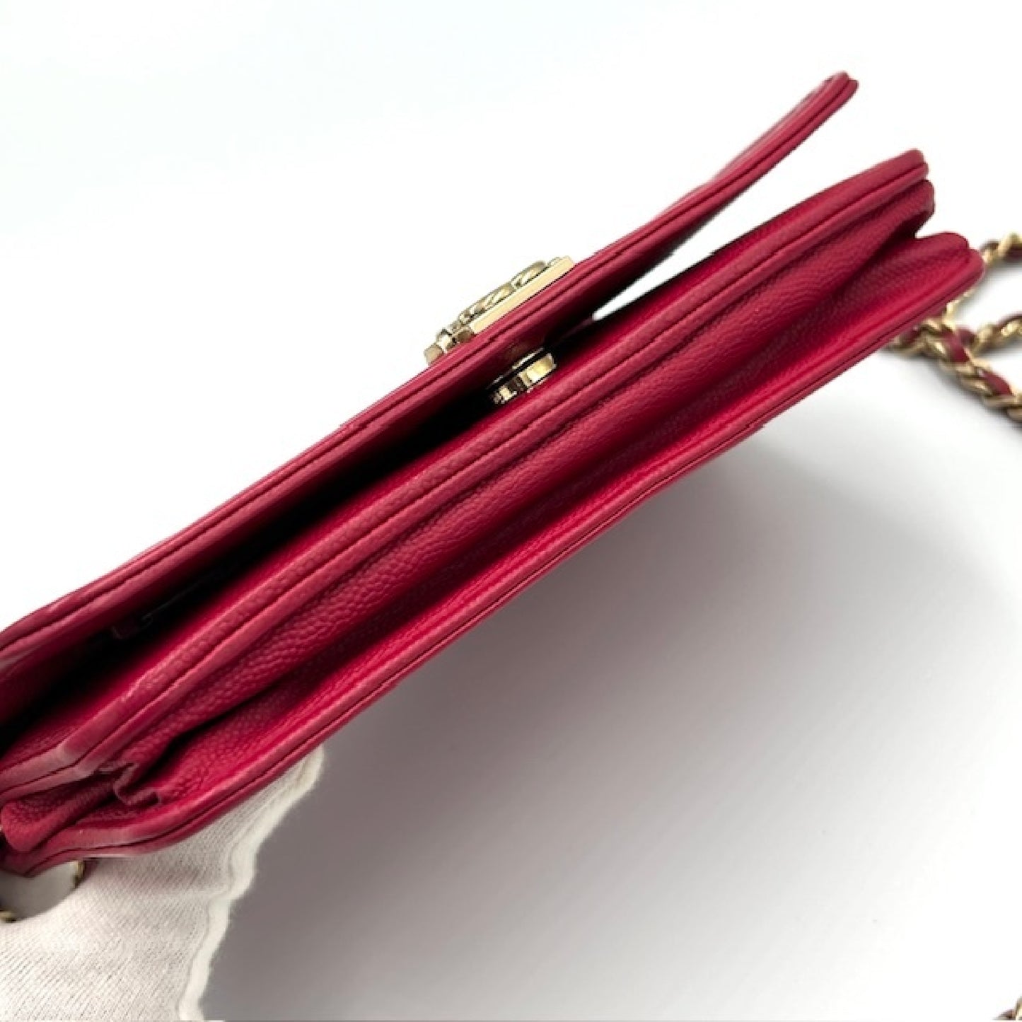 CHANEL CHANEL Matelasse Caviar Leather Chain Wallet Shoulder Bag A81969 Shoulder Bag