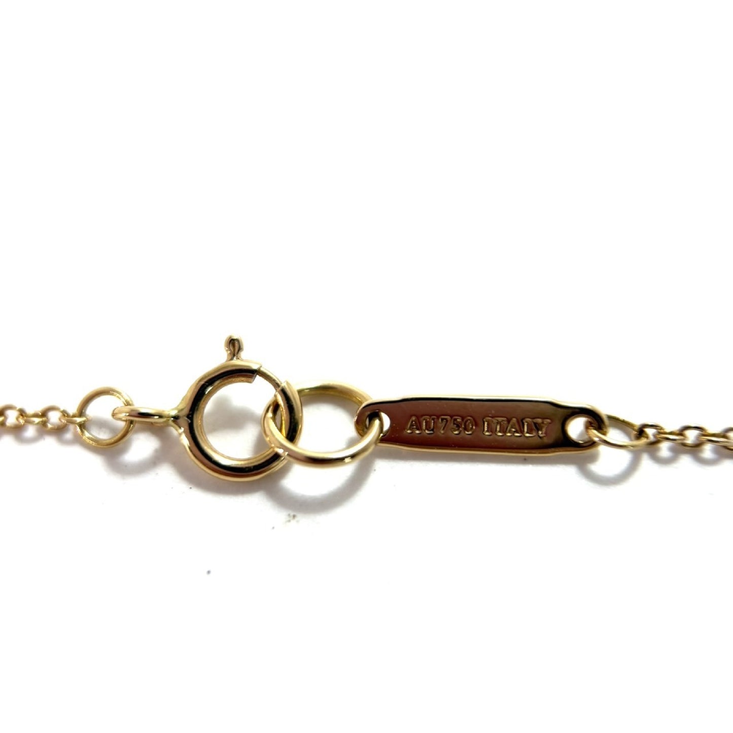 Tiffany & Co. Open Atlas Mini Necklace in PG and AU750, 2.2g