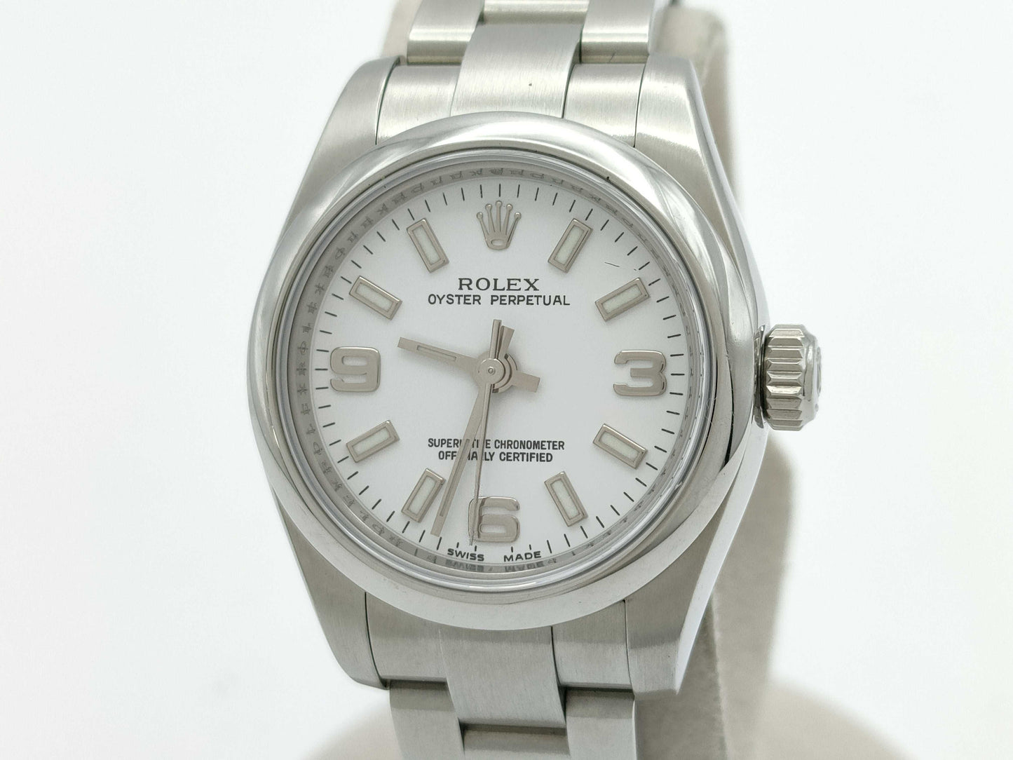 ROLEX 176200 G111468 White Dial Women's Watch