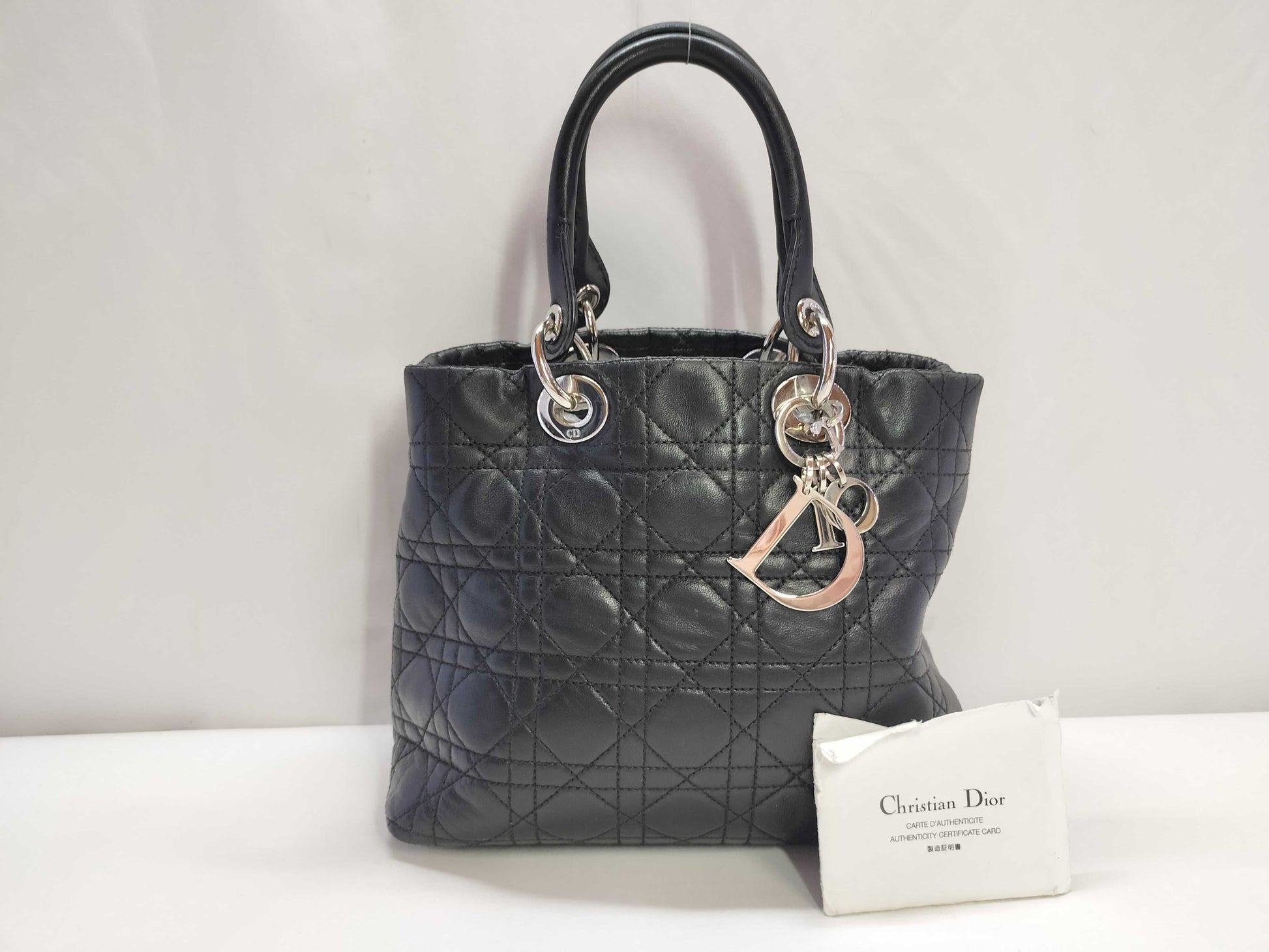 Dior Lady Dior Bag 35BN0057 Black Handbag