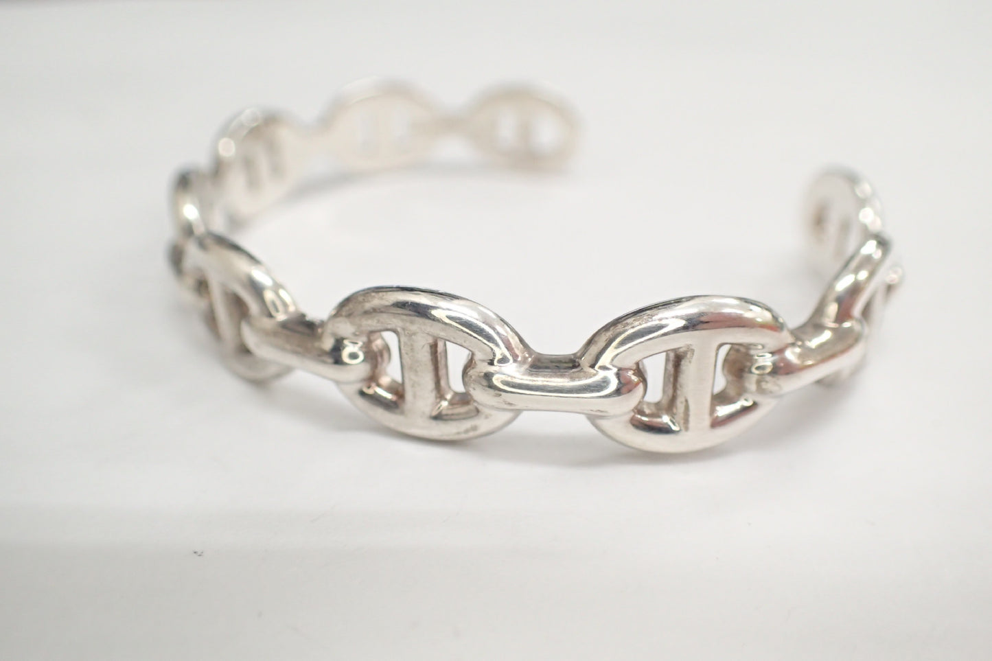 HERMES Chaine d'Ancre Anchaîne Ag925 Bracelet/Bangle, 18.6g