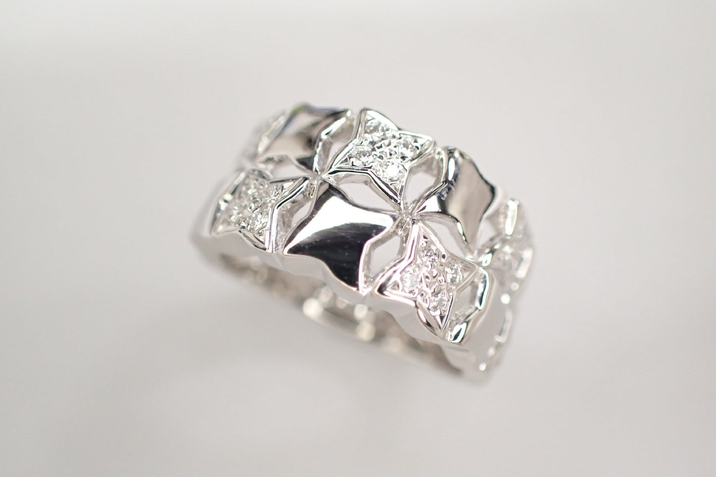 MIKIMOTO D0.17ct PT950 11.9g Ring