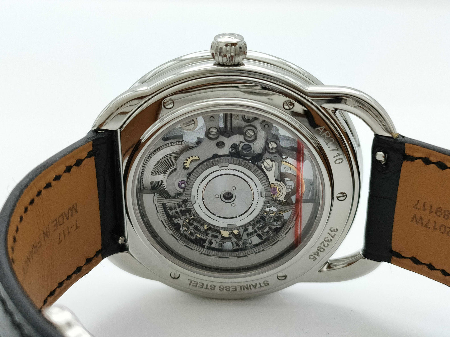 HERMES Arceau AR2.710 3732945 Automatic Skeleton Dial Men's Watch