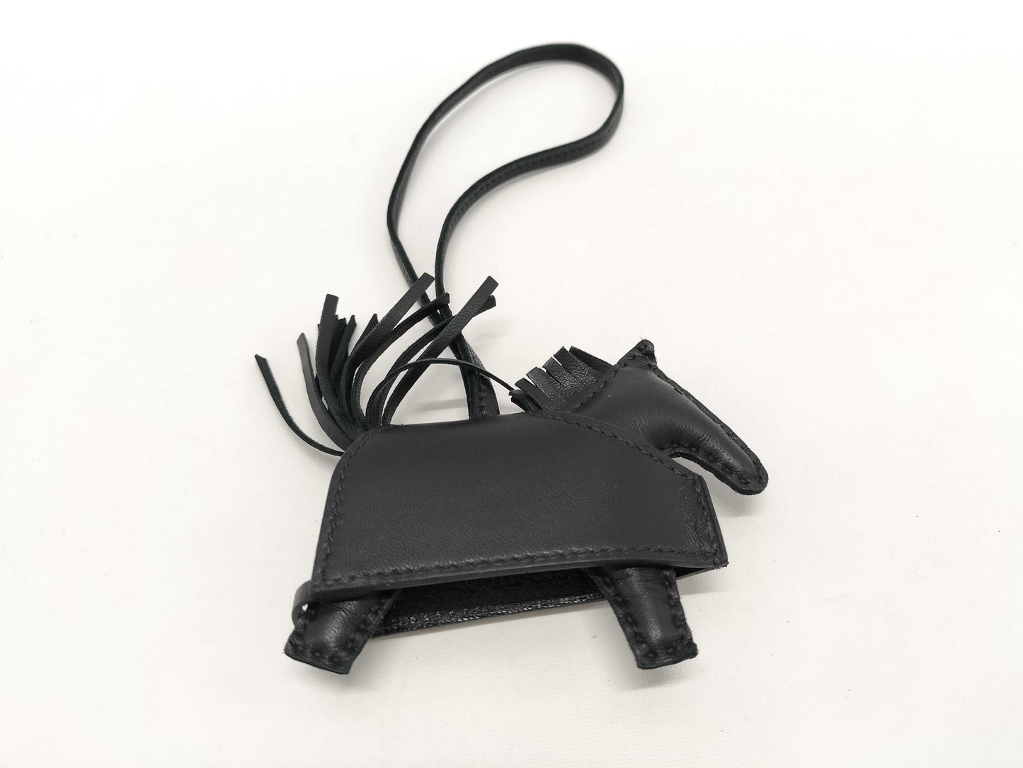 HERMES Rodeo Robeo Lock PM Black Silver Hardware K Stamp Other Accessories