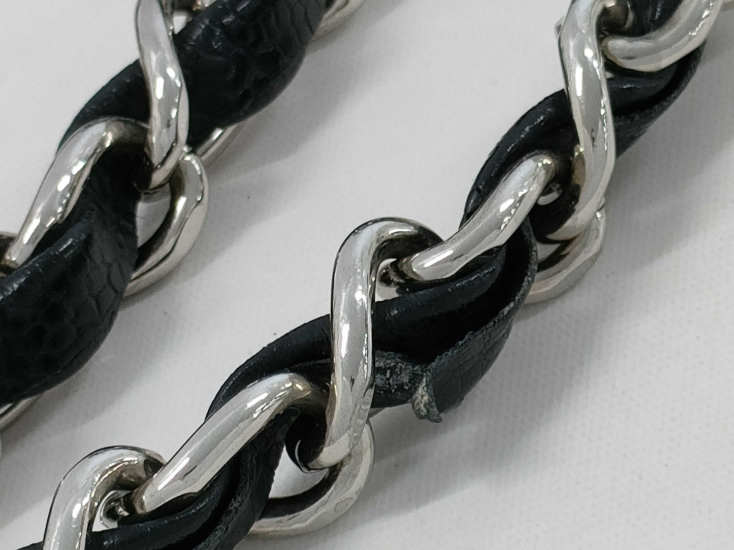 CHANEL Deca Matelasse 30 Caviar Double Chain Shoulder Bag