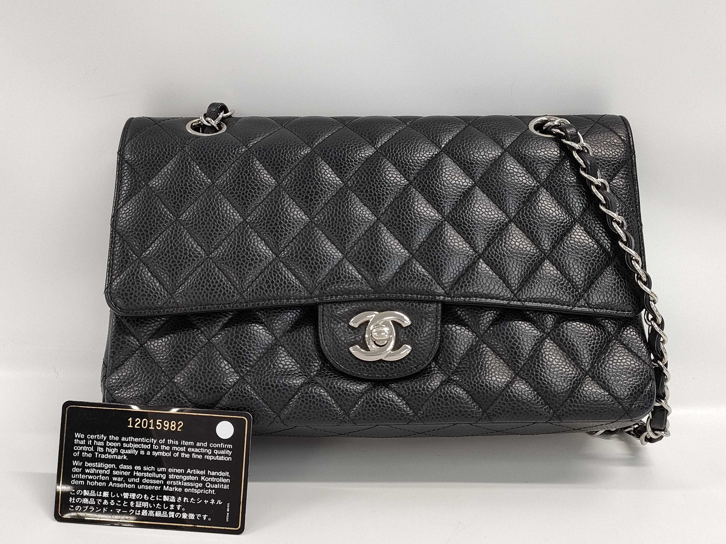 CHANEL CHANEL Matelasse Shoulder Bag Caviar Skin Shoulder Bag